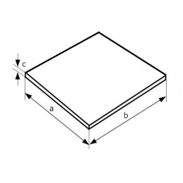 Blacha aluminiowa gładka 5x1000x2000 PA11 | Wysyłka 24h